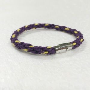 Kumihimo 100% Hemp Cord Round (5 mm) Braided Bracelet - Unisex - Hand-crafted